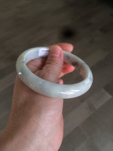 Load image into Gallery viewer, 59.5mm certified Type A 100% Natural green/purple/yellow/gray yellow Jadeite bangle AF65-7538