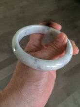 Load image into Gallery viewer, 59.5mm certified Type A 100% Natural green/purple/yellow/gray yellow Jadeite bangle AF65-7538