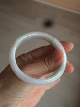 Load image into Gallery viewer, 50mm Certified Type A 100% Natural light green/purple Jadeite Jade bangle C37-7910