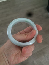 Load image into Gallery viewer, 54mm certified Type A 100% Natural sunny green/white/brown Jadeite Jade bangle R71-5675