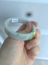 Load image into Gallery viewer, 52mm Certified type A 100% Natural sunny green/purple Jadeite Jade bangle X79-7275