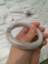 Load image into Gallery viewer, 57.5mm Certified Type A 100% Natural light green/purple/red Jadeite Jade bangle AC62-0052