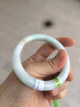 Load image into Gallery viewer, 52mm certified Type A 100% Natural green/orange/white round cut Jadeite Jade bangle R72-5679