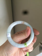 Load image into Gallery viewer, 52mm certified Type A 100% Natural green/orange/white round cut Jadeite Jade bangle R72-5679