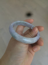 Load image into Gallery viewer, 56.5mm certified 100% natural Type A green/brown/purple jadeite jade bangle AQ26-2685