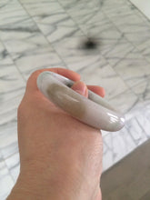 Load image into Gallery viewer, 54.5mm Certified Type A 100% Natural white/green/purple/yellow (FU LU SHOU) Jadeite Jade bangle AF63-9783