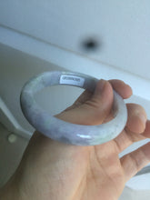 Load image into Gallery viewer, 56.5mm certified 100% natural Type A green/brown/purple jadeite jade bangle AQ26-2685