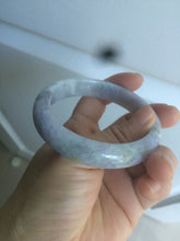 Load image into Gallery viewer, 56.5mm certified 100% natural Type A green/brown/purple jadeite jade bangle AQ26-2685