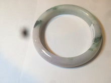 Load image into Gallery viewer, 53.6mm certified 100% natural Type A sunny green purple white jadeite jade bangle AS21-4141
