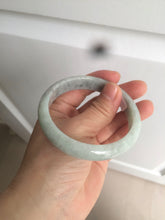 Load image into Gallery viewer, 58mm Certified Type A 100% Natural light green/gray Jadeite Jade bangle W76-4542