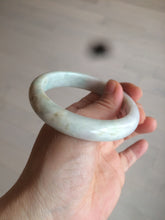 Load image into Gallery viewer, 57.5mm Certified 100% natural Type A light green/yellow/purple jadeite jade bangle N89-7531