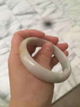Load image into Gallery viewer, 56.5mm certified 100% natural Type A sunny green/brown/orange (Fu Lu Shou) jadeite jade bangle AC58-2477