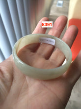 Load image into Gallery viewer, Certified 51.2mm Type A 100% Natural light green/yellow jadeite jade bangle group R5-8387 Add on item. No sale individually
