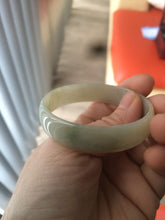 Load image into Gallery viewer, Certified 51.2mm Type A 100% Natural light green/yellow jadeite jade bangle group R5-8387 Add on item. No sale individually