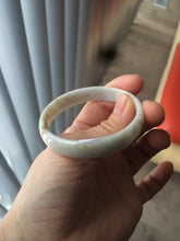 Load image into Gallery viewer, Certified 51.2mm Type A 100% Natural light green/yellow jadeite jade bangle group R5-8387 Add on item. No sale individually