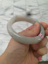 Load image into Gallery viewer, 56mm certified 100% natural Type green/white jadeite jade bangle A39-1623