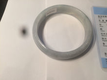 Load image into Gallery viewer, 59mm Certified Type A 100% Natural light green Jadeite Jade bangle D75-3759