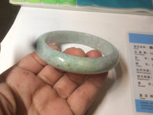 Load image into Gallery viewer, 56.7mm certified 100% natural type A light green/orange jadeite jade bangle C48-9781