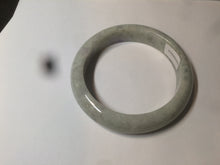 Load image into Gallery viewer, 53.8mm 100% natural Type A light green/purple jadeite jade bangle C49-2210