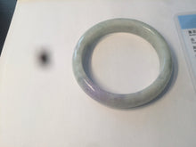 Load image into Gallery viewer, 52.7mm 100% natural Type A light green/purple jadeite jade bangle D80-2207