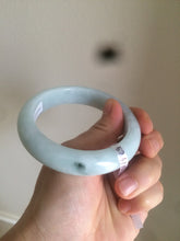 Load image into Gallery viewer, 57.6mm certified type A 100% Natural green jadeite jade bangle AS24-2107