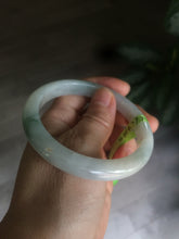 Load image into Gallery viewer, 56.4mm Type A 100% Natural light green Jadeite Jade bangle Q32