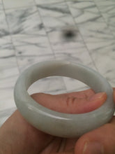 Load image into Gallery viewer, 56.7mm Type A 100% Natural light green yellow Jadeite Jade bangle GC4