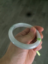 Load image into Gallery viewer, 56.4mm Type A 100% Natural light green Jadeite Jade bangle Q32