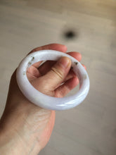 Load image into Gallery viewer, 59.4mm Certified type A 100% Natural light green/light purple/white Jadeite bangle J109-0514