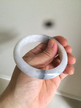 Load image into Gallery viewer, 53.5mm 100% natural Type A white/yellow/black jadeite jade bangle U83-3744