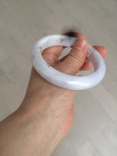 Load image into Gallery viewer, 59.4mm Certified type A 100% Natural light green/light purple/white Jadeite bangle J109-0514