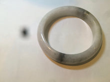 Load image into Gallery viewer, 53.5mm 100% natural Type A white/yellow/black jadeite jade bangle U83-3744