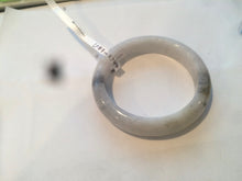 Load image into Gallery viewer, 53.5mm 100% natural Type A white/yellow/black jadeite jade bangle U83-3744