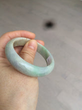Load image into Gallery viewer, 50.5mm Certified Type A 100% Natural sunny green/purple oval Jadeite Jade bangle AT1-0683