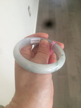 Load image into Gallery viewer, 56mm Type A 100% Natural green/white Jadeite Jade bangle Z15