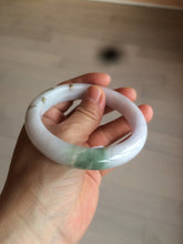 Load image into Gallery viewer, 59.7mm certified 100% Natural green/purple/white/brown jadeite Jade bangle J107-0542