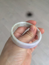 Load image into Gallery viewer, 51.5mm Certified Type A 100% Natural light purple/yellow/brown square Jadeite Jade bangle AC60-8067