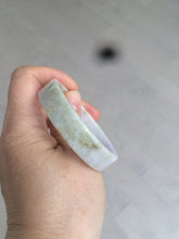 Load image into Gallery viewer, 51.5mm Certified Type A 100% Natural light purple/yellow/brown square Jadeite Jade bangle AC60-8067