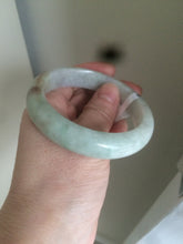 Load image into Gallery viewer, Sale! 53.9mm Type A 100% Natural light green/brown/red Jadeite Jade bangle Q91-8624