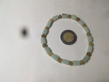 Load image into Gallery viewer, 100% natural type A icy green/purple jadeite jade beads bracelet AQ83