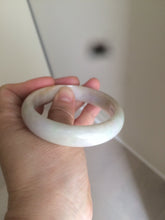 Load image into Gallery viewer, 56.5mm certified 100% natural Type A sunny green/brown/orange (Fu Lu Shou) jadeite jade bangle AC58-2477