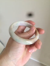 Load image into Gallery viewer, 56.5mm certified 100% natural Type A sunny green/brown/orange (Fu Lu Shou) jadeite jade bangle AC58-2477