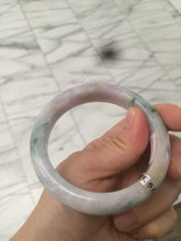 Load image into Gallery viewer, 55.5mm Certified 100% natural Type A green/purple/red (福禄寿)jadeite jade bangle U90-0518