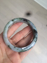 Load image into Gallery viewer, 55.3mm certified Type A 100% Natural dark green/purple Jadeite Jade bangle AC57-5788
