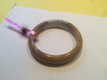 Load image into Gallery viewer, 58mm Certified 100% natural Type A yellow/brown/purple jadeite jade bangle A44-3379