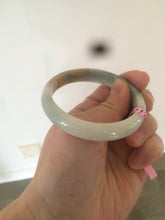 Load image into Gallery viewer, 52.6mm 100% natural Type A green/yellow/white jadeite jade bangle Z16