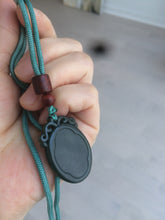 Load image into Gallery viewer, 100% Natural dark green/black Jade blessed fortune pendant HT7 Add on item! not sale individually