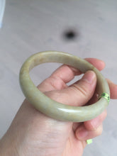 Load image into Gallery viewer, 60mm Certified 100% natural Type A yellow jadeite jade AJ26-9926