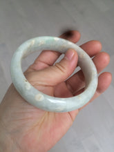 Load image into Gallery viewer, 59mm certified 100% natural light green/yellow jadeite jade bangle M77-0706