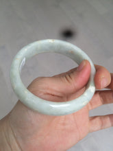 Load image into Gallery viewer, 59mm certified 100% natural light green/yellow jadeite jade bangle M77-0706